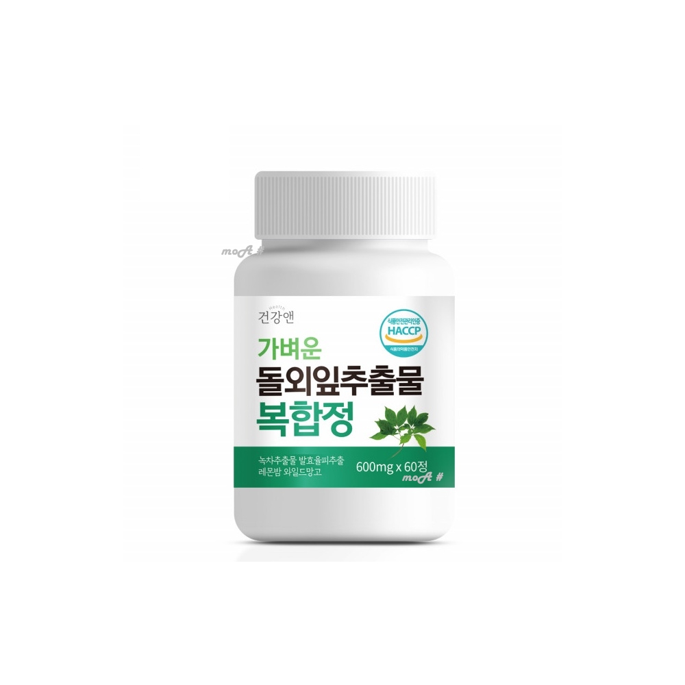 돌외잎주정추출분말 고농축 발효율피추출 분말 600mg 60정 
